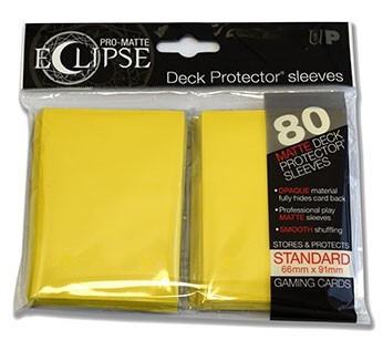 Ultra Pro Standard Sleeves Eclipse Yellow (80)