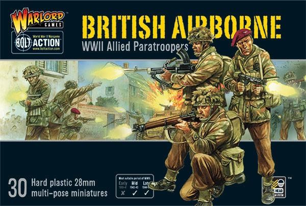 Bolt Action: British Airborne Allied Paratroopers (plastic)