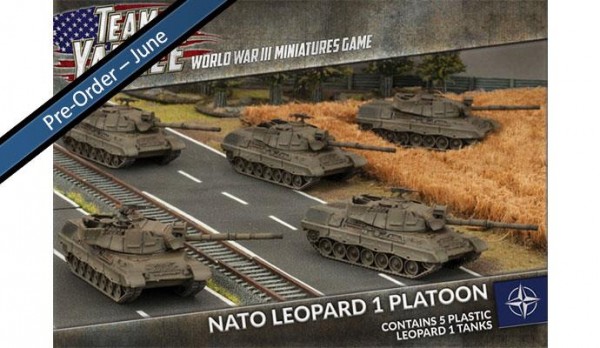 Team Yankee: NATO Leopard 1 Tanks (plastic x5)