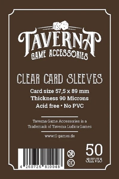 Taverna Ludica: Premium-Kartenhüllen 57,5 x 89 (x50)