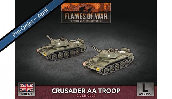 Flames of War BR: Crusader AA Troop (x2 Plastic)
