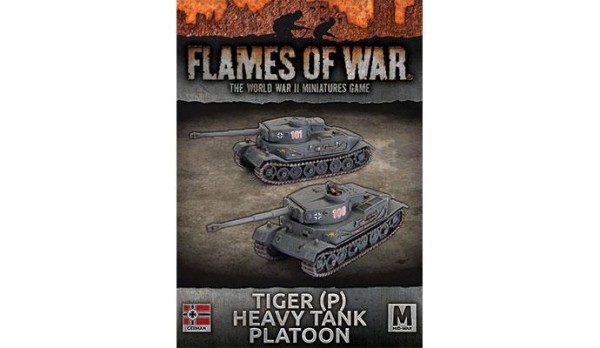 Flames of War GE: Tiger (P) Heavy Tank Platoon (x2)