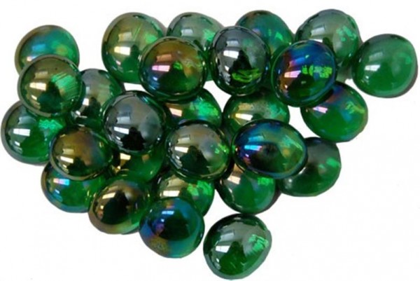 Gaming Stones: Crystal Green Iridized