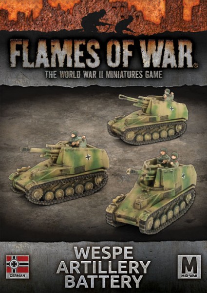 Flames of War GE: Wespe Artillery Battery (x3)