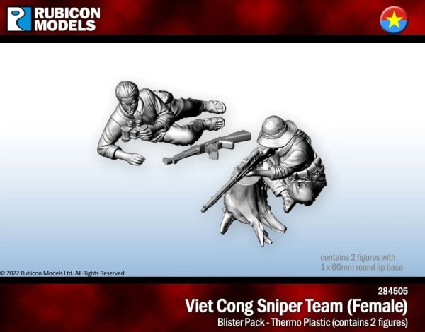 Vietnam War Sniper Team (female)