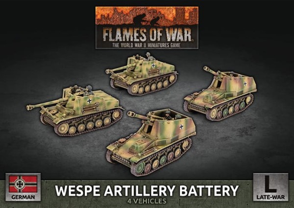Flames of War GE: Wespe Artillery Battery (x4)