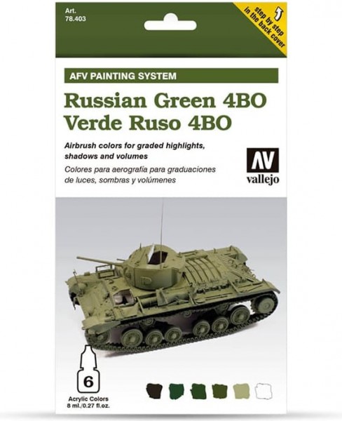 Model Air: Model Air Set AFV Russian Green 4BO Set (8)