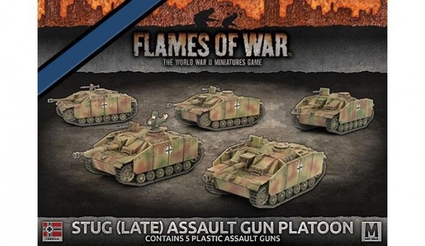 Flames of War GE: StuG Assault Gun Platoon (x5 Plastik)