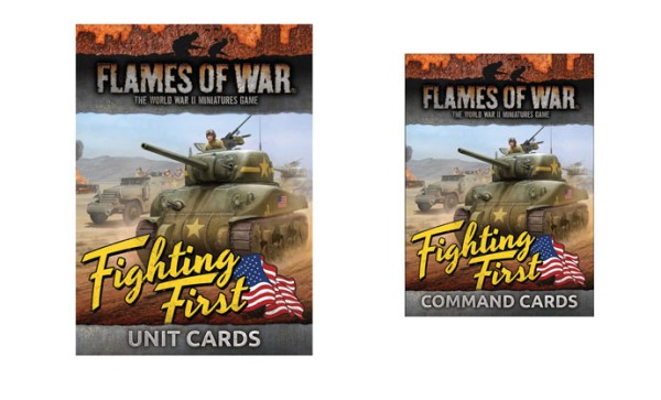 American Fighting First Unit and Command Cards (EN)