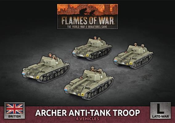 Flames of War Archer Anti-tank Troop (4x Plastic)