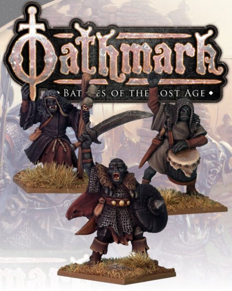 Oathmark: Orc King, Wizard & Drummer