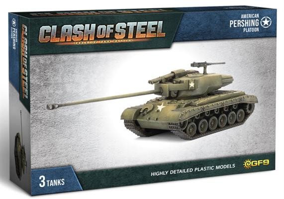 Clash of Steel: M26 Pershing Tank Platoon (x3 Plastic)