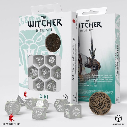 The Witcher - Dice Set Ciri - The Lady of Space and Time