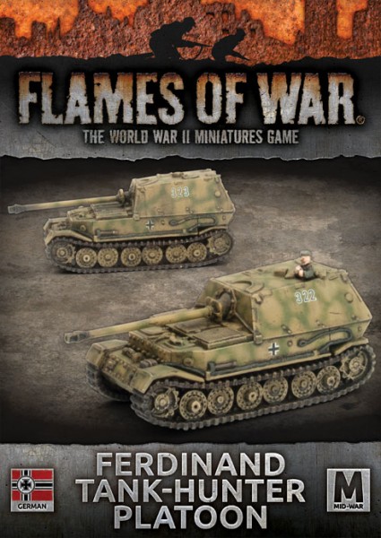 Flames of War GE: Ferdinand Tank Hunter Platoon (x2)