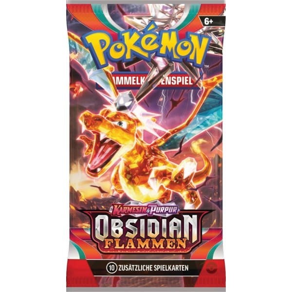 Obsidian Flammen Booster - Pokémon KP03 (DE)