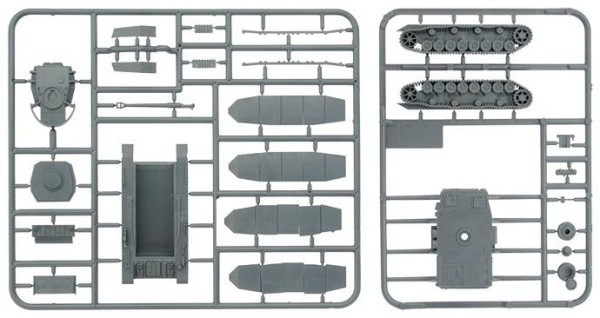 Flames of War: Plastic Panzer IV Sprue (x1)