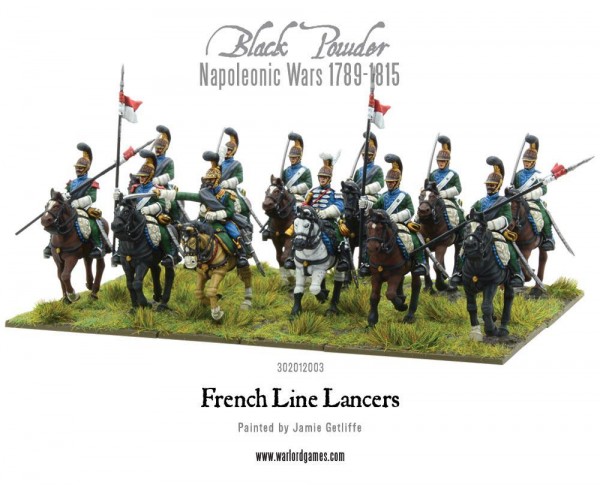 Black Powder Napoleonic French Line Lancers (12 xPlastic)