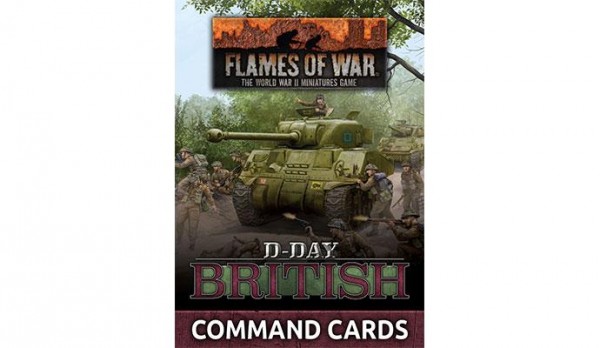D-Day British Command Cards (engl.)