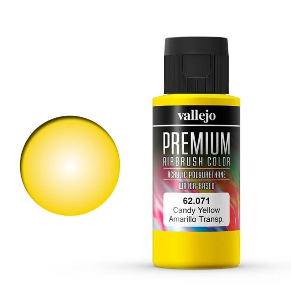 Vallejo Premium: Candy Yellow (Polyu.) (60ml)