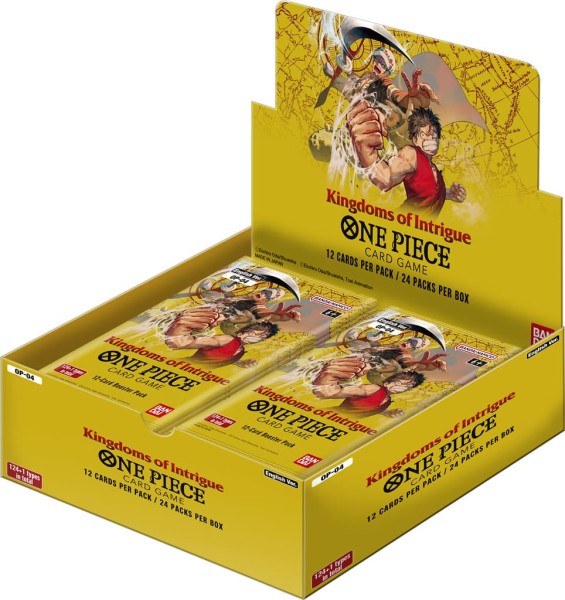 One Piece Card Game - Kingdoms Of Intrigue - OP04 Booster Display (EN)