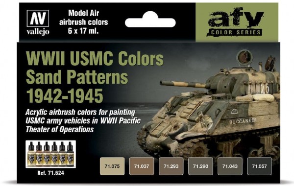 Model Air: WWII USMC Colors Sand Patterns 1942-1945