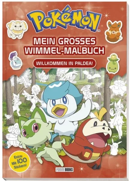 Pokémon - Mein großes Wimmel-Malbuch - Willkommen in Paldea!