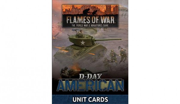 Flames of War US: D-Day Americans: Unit Cards (x42/engl.)