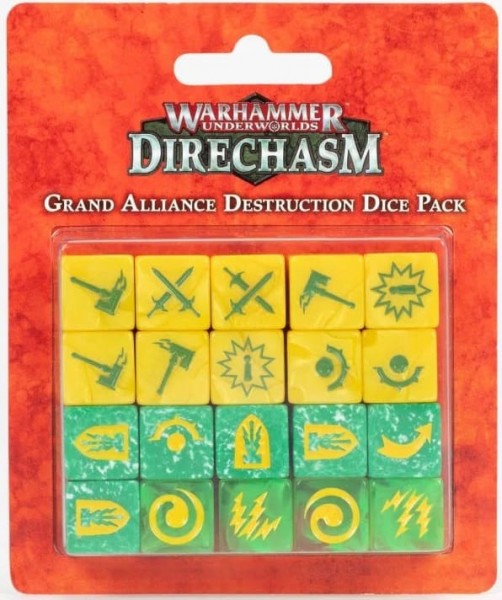 Warhammer Underworlds: Grand Alliance Destruction Dice Set