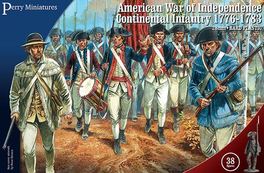 Perry Miniatures: AWI Continental Infantry 1776-1783
