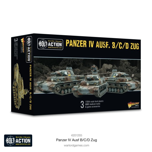Bolt Action:Panzer IV Ausf. B/C/D Zug (limited)