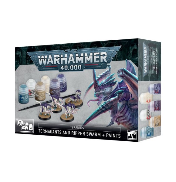 Warhammer 40.000 Termaganten & Ripper Swarm + Paints Set