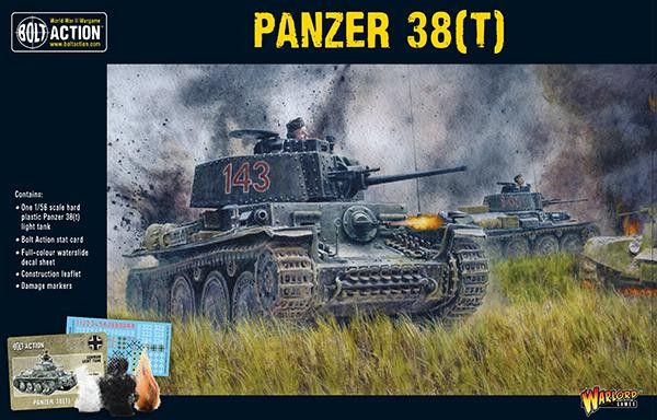 Bolt Action: Panzer 38 (t) (Plastik)