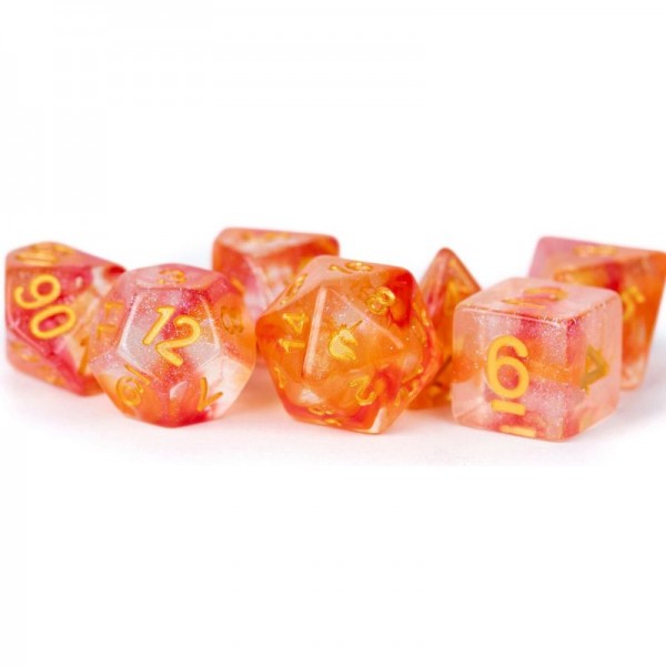 Mystic Embers 16mm Poly Dice Set