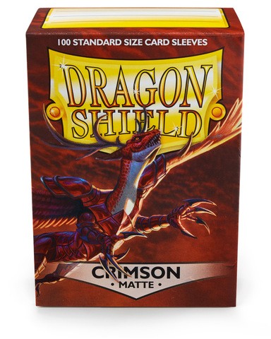Dragon Shield Matte: Crimson (100 Stück)