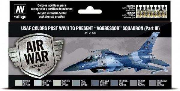 Model Air: USAF colors post WWII to present "Aggressor" Squadron III