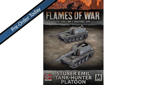 Flames of War GE: Sturer Emil Tank-Hunter Platoon