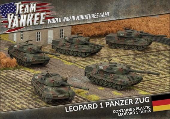 Team Yankee Leopard 1 Zug (Plastic)