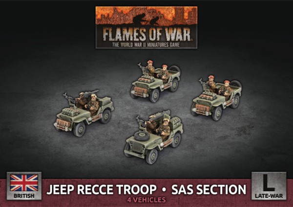 Flames of War Jeep Recce Troop/SAS Section