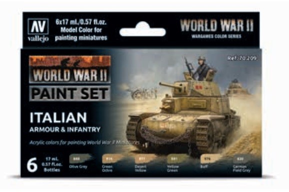 Vallejo Model Color: Model Color: WWII Italian Armour & Infantry