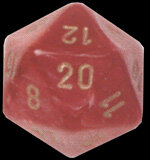 20-seitiger Würfel rot