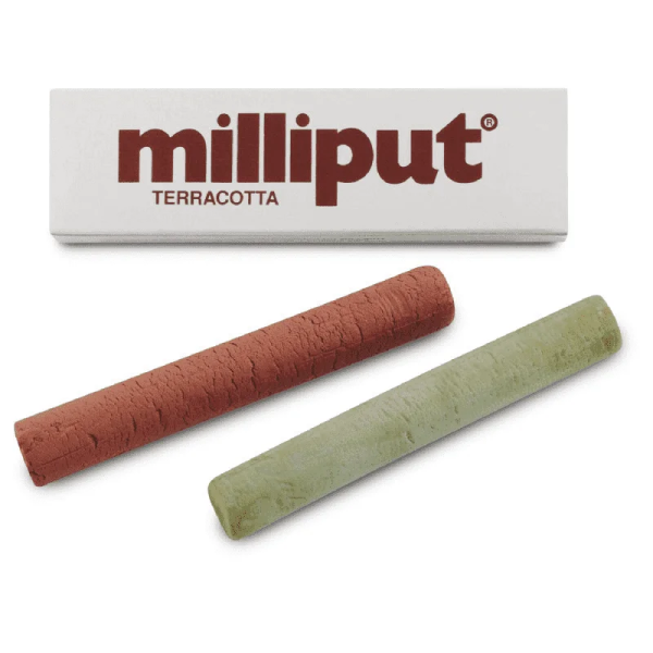 Milliput Modelliermasse Terracotta (ca. 113g) -das Original-