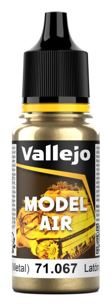 Vallejo Model Air: 067 Bright Brass, 17 ml