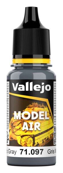 Vallejo Model Air: 097 Medium Gunship Gray, 17 ml