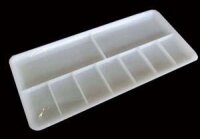 Vallejo Model Color: Malpalette Plastik rechteckig 18x8,5 cm