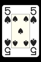 Poker 4 Jumbo - Cristallo Blue [100% Plastic]