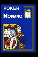 Poker 4 Jumbo - Cristallo Blue [100% Plastic]