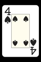 Poker 4 Jumbo - Cristallo Blue [100% Plastic]