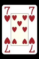 Poker 4 Jumbo - Cristallo Red [100% Plastic]
