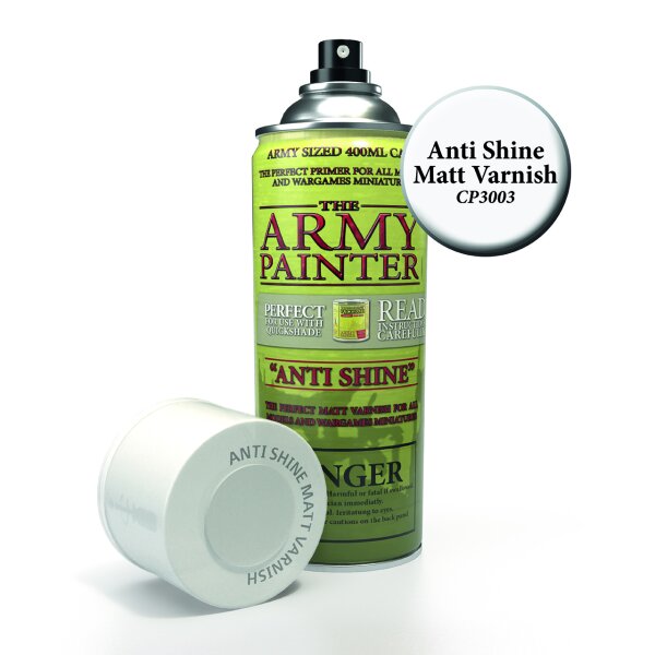 The Army Painter: Base Primer, Anti-Shine, Matt Varnish
