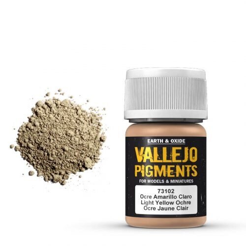 Vallejo Pigment Light Yellow Ocre 35ml